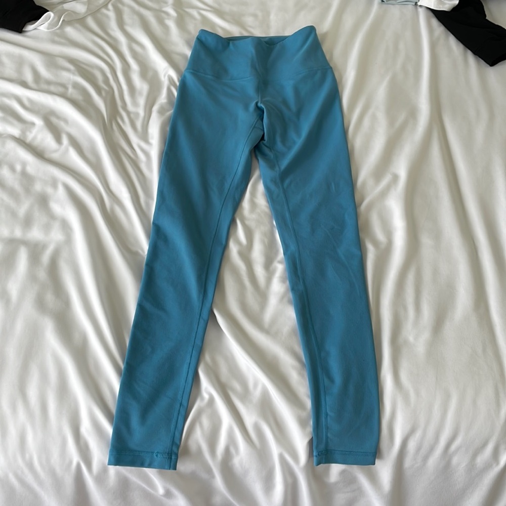 Zella Blue High-Waisted Leggings